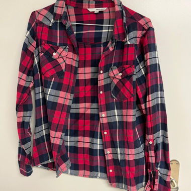 Blouse à carreaux rose - Taille 38