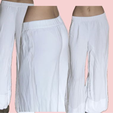 Pantalon blanc pour femmes Massimo Dutti