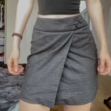 Morgan plaid skirt