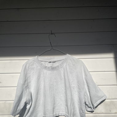 weisses crop top