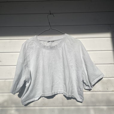 weisses crop top