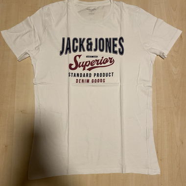 T-Shirt blanc à motif