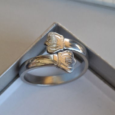 Bague croisee 