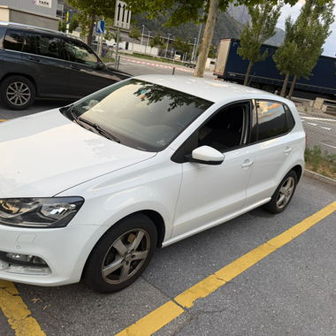 VW Polo white