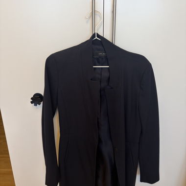 Zara Long Blazer M Black