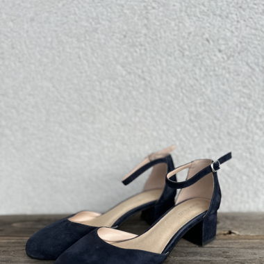 Sandalen/Pumps dunkelblau