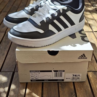 Adidas Hoops 3.0 W black and white 39 1/3