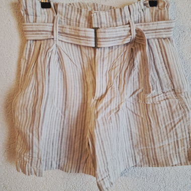 Striped Bermuda Shorts