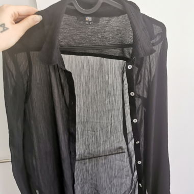 Transparente Bluse