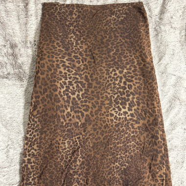 Y2K Gonna Mini Leo con Glitter – Brown Leopard Print