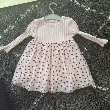 Abito neonato rosa nuovo 74