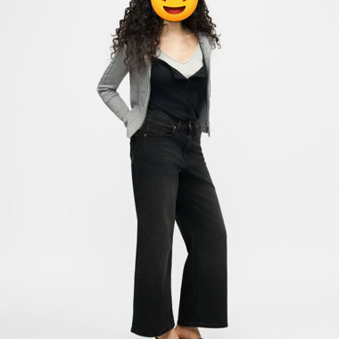 Jeans Vero Moda Petite à jambes larges