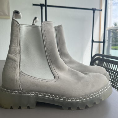 Stivaletti Chelsea grigio chiaro