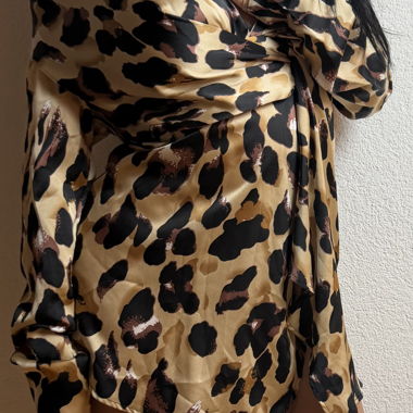 Robe léopard sexy de soirée