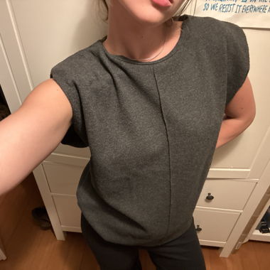 Top Senza Maniche Grigio