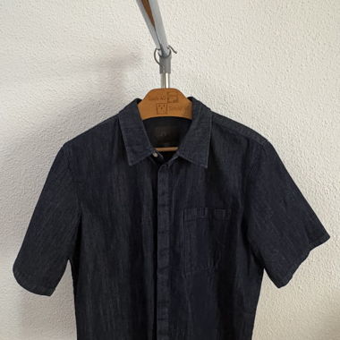 Zara Short-Sleeve Denim Shirt