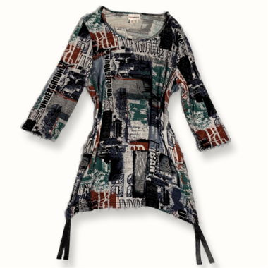 Abito stampato Mia Moda Abstract