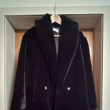 Manteau en peluche Mango