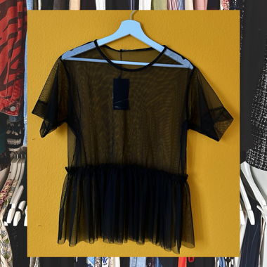 ZARA Sheer top size S