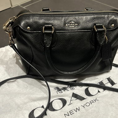 Vintage Black Coach Bag
