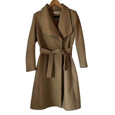 Cappotto autunnale in lana marrone
