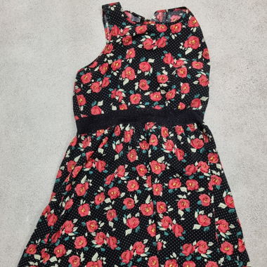 Dress with floral pattern