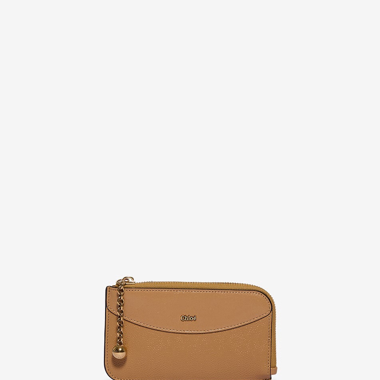 Chloé Zipped leather card holder