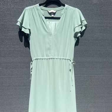 Mint Green Dress with Ruffles