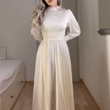 weisses maxi kleid