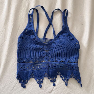 Blue Lace Bralette