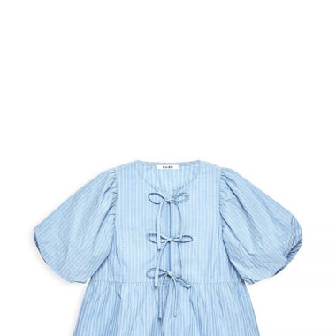 Blaue Bluse