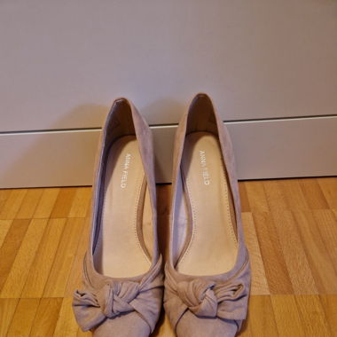 Leder-Pumps zartrosa