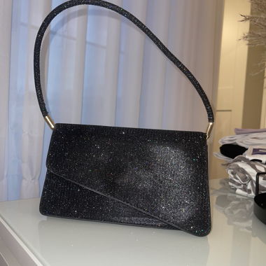Sac pailleté noir