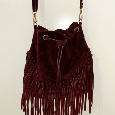 Genuine Suede Shoulder Bag