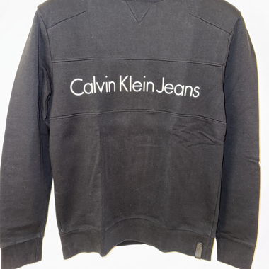 Felpa nera Calvin Klein Jeans - S