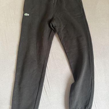 Pantaloni da jogging neri Lacoste