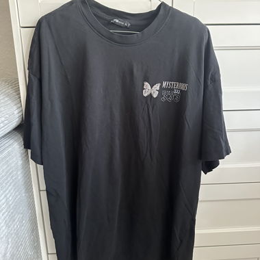 T-shirt noir oversize XL