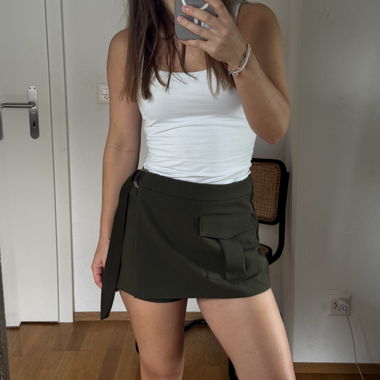 Carino Skort Zara verde militare