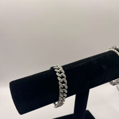 Iced out Armbandkette (Edelstahl)