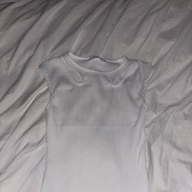 Tops blanc courte manches 