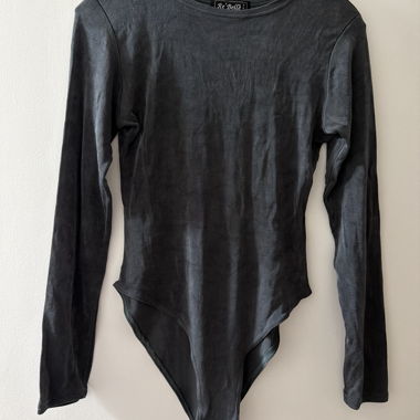 Body manches longues Re'Bell noir grisâtre