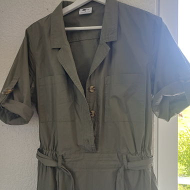 Olive-Green Jumpsuit