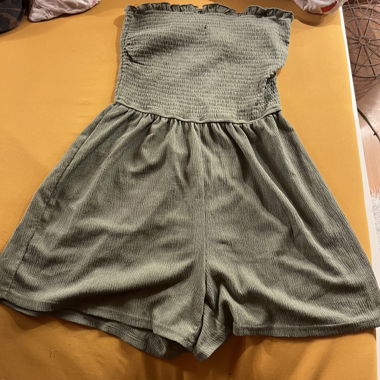Kaki Romper Shorts