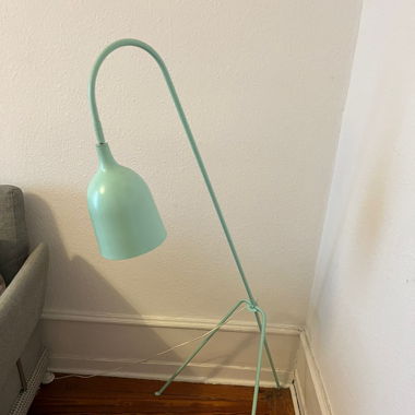 Turquoise Floor Lamp