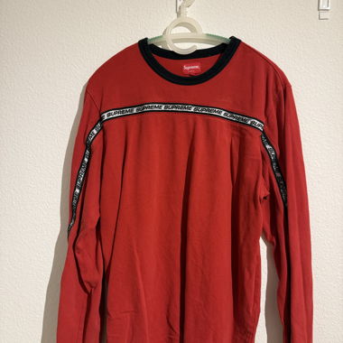 Supreme Tape Stripe manica lunga