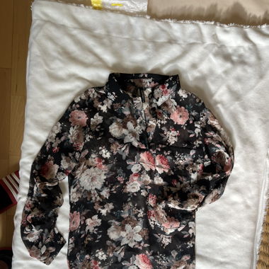 Chicorée Blumen-Bluse