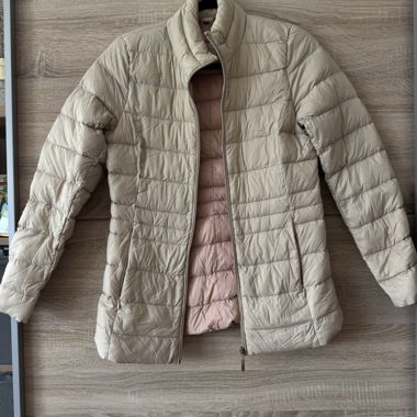 Piumino imbottito beige