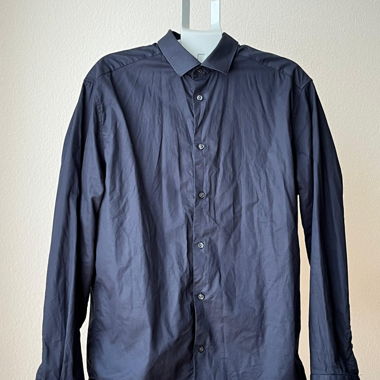 Camicia da uomo H&M, taglia XL, blu scuro, ottime condizioni!