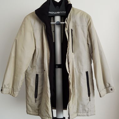 Warme Winterjacke Hellgrün