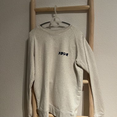 Weisser Tiger Kalligraphie Kakashi Pullover